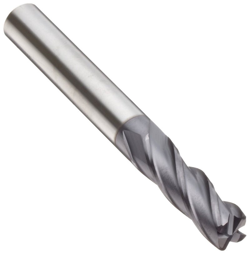 YG -1 EM819 Carbide Corner Radius End Mill, Long Reach, Metric, TIALN Multilayer Finish, 30 Deg Helix, 4 Flutes, 110mm Overall Length, 20mm Cutting Diameter, 20mm Shank Diameter, 2mm Corner Radius - Image 1